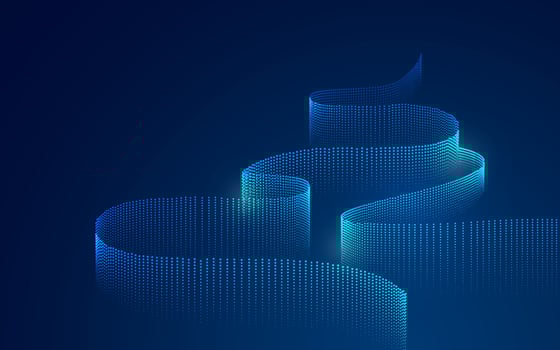 blue technology background vector