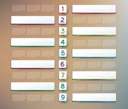 Infographics Timeline Design Template. vector