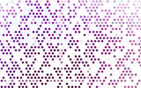 Light Purple vector template in hexagonal style.