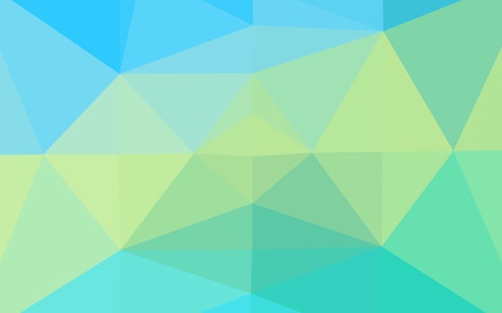 Light Blue, Yellow vector blurry triangle template.