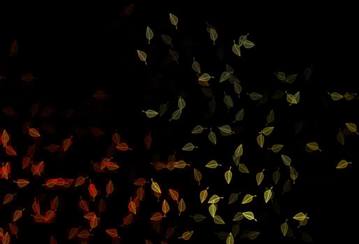 Dark Orange vector hand painted template.