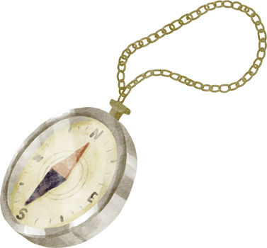watercolor compass clip art element png