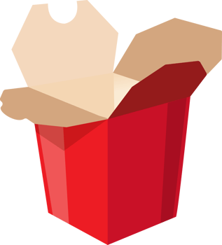 Take away food box, Food packaging png