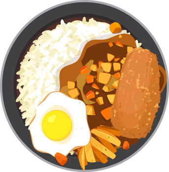 Japanese curry, Japanese food curry with rice png