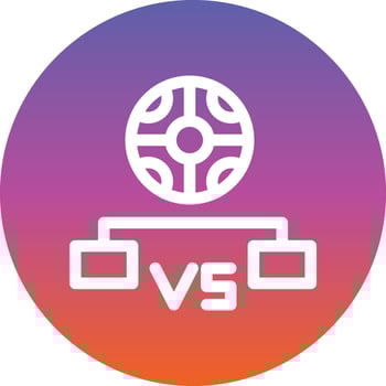 Game Tournament Line Vector Icon Design