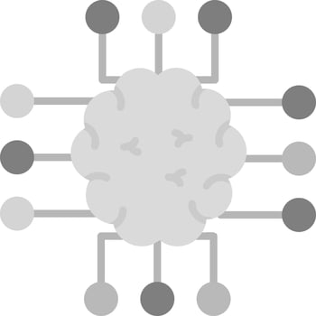 Neuroimaging Creative Icon Design vector