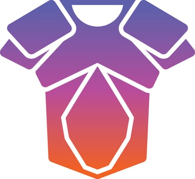 Armor Line Vector Icon Design