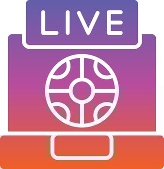 Online Gaming Line Vector Icon Design