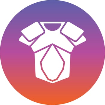 Armor Line Vector Icon Design