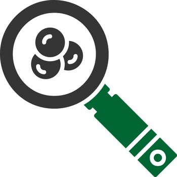 Magnifying Glass Creative Icon Design vector