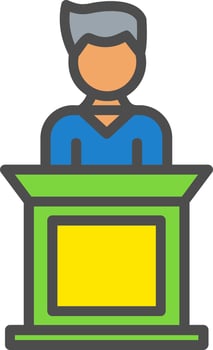 Podium Vector Icon