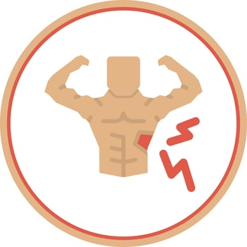 Pain Vector Icon Design