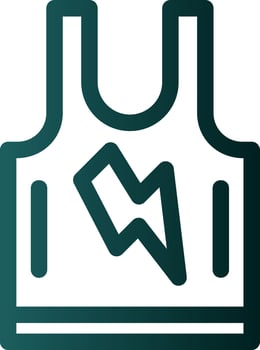 Tank Top Vector Icon Design