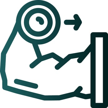 Weightlifter Vector Icon Design