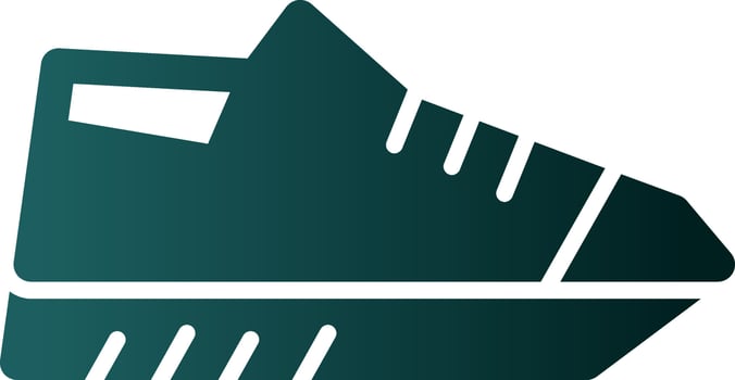 Gym Shoes Vector Icon Design