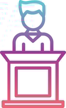 Podium Vector Icon