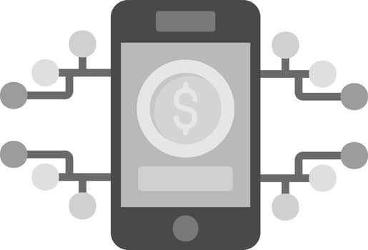 Digital Money Creative Icon Design vector
