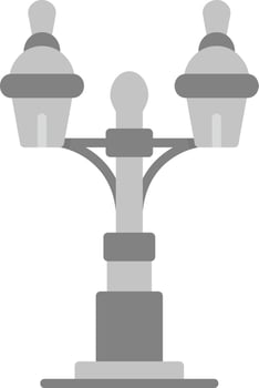 Street Lamp Creative Icon Design vector