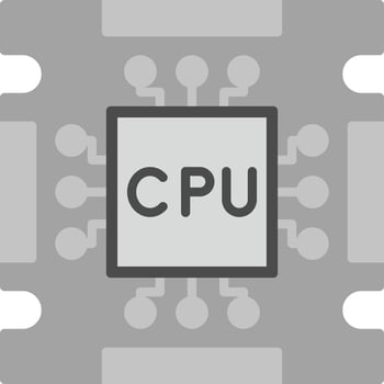 Processor Creative Icon Design vector