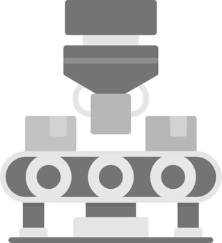 Conveyor Belt Creative Icon Design vector