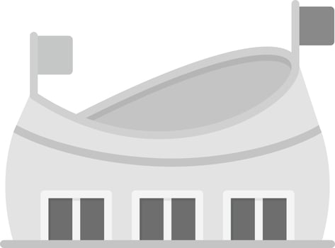 Stadium Creative Icon Design vector