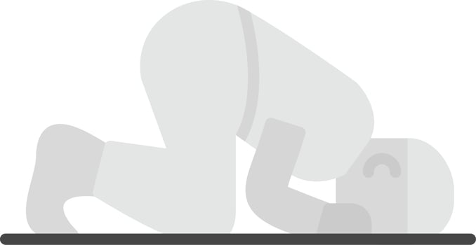 Sujud Creative Icon Design vector