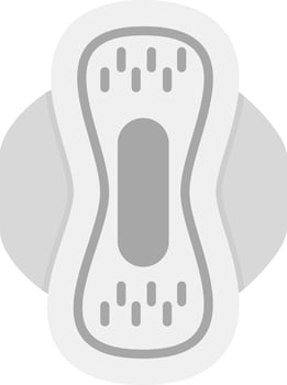 Sanitary Napkin Creative Icon Design vector