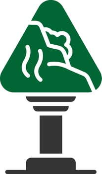 Avalanche Sign Creative Icon Design vector