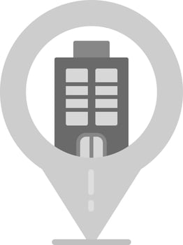Location Pin Creative Icon Design vector