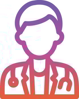 Male Doctor Vector Icon Design