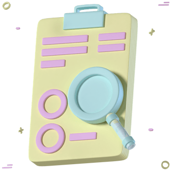 3D Icon Note Search png