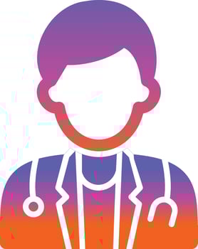 Male Doctor Vector Icon Design