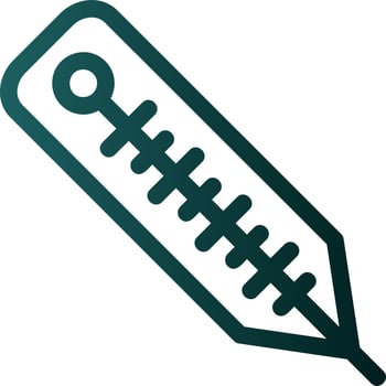 Thermometer Vector Icon Design