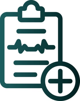 Medical History Vector Icon Design
