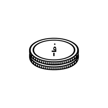 Afghanistan Currency Icon Symbol, Afghan Afghani, AFN Sign. Vector Illustration