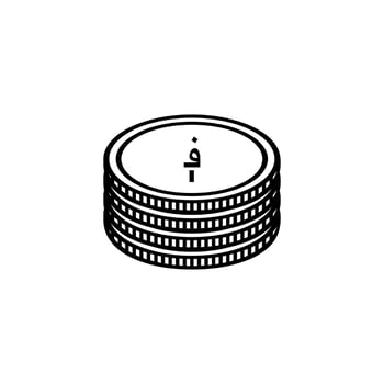 Afghanistan Currency Icon Symbol, Afghan Afghani, AFN Sign. Vector Illustration