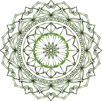Mandala template design. vector
