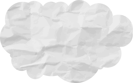 White textured cloud Crop-out Icon png