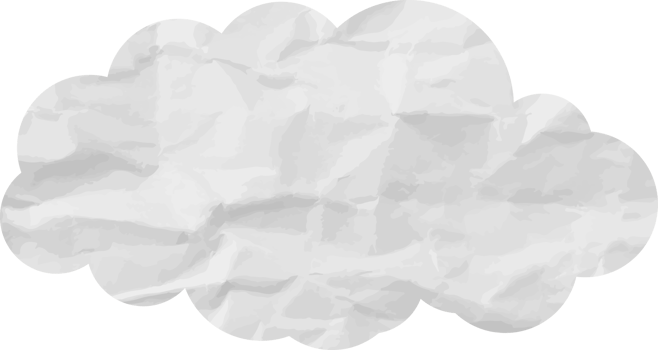 White textured cloud Crop-out Icon png