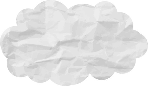 White textured cloud Crop-out Icon png