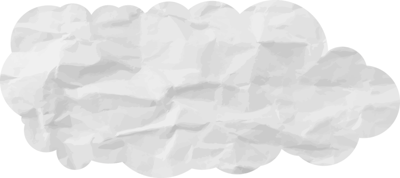 White textured cloud Crop-out Icon png
