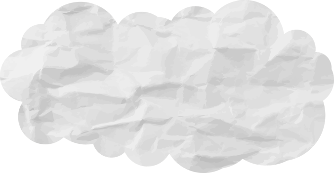 White textured cloud Crop-out Icon png