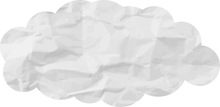 White textured cloud Crop-out Icon png