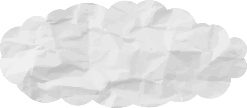 White textured cloud Crop-out Icon png