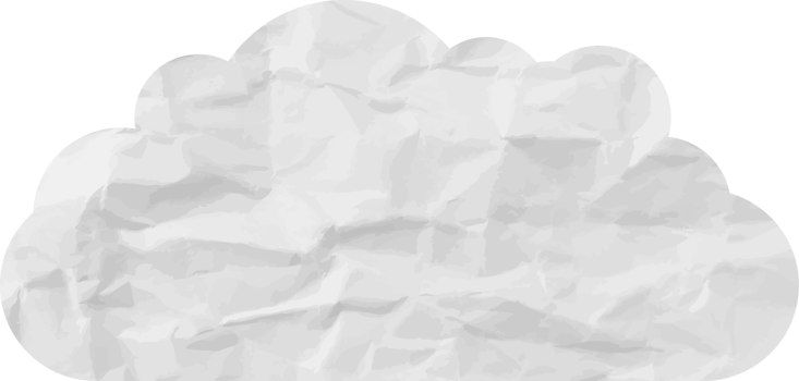 White textured cloud Crop-out Icon png