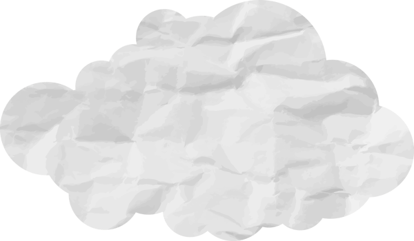 White textured cloud Crop-out Icon png