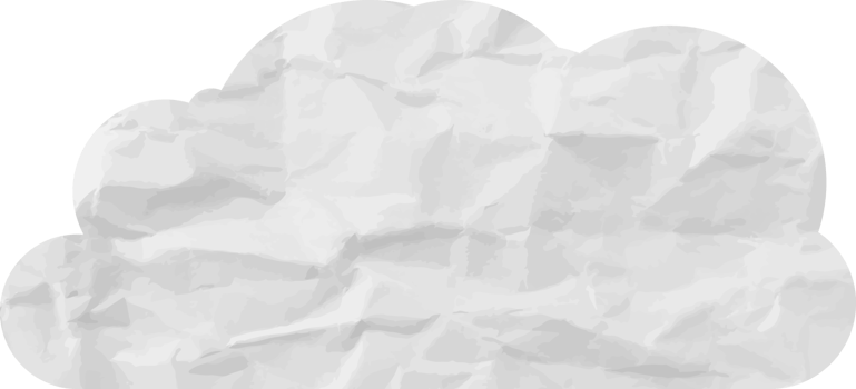 White textured cloud Crop-out Icon png