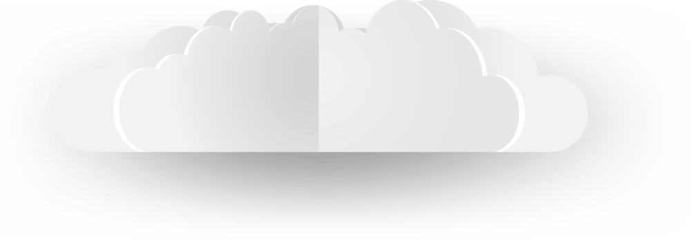 White cloud Crop-out Icon png