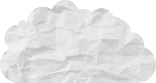 White textured cloud Crop-out Icon png