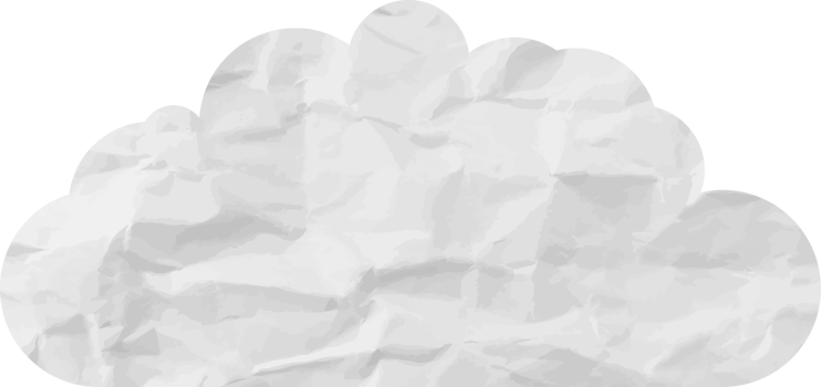 White textured cloud Crop-out Icon png